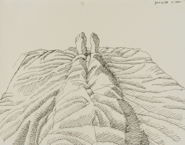Study of patient’s feet and headless torso large