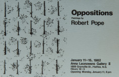 Invitation card to Oppositions exhibition thumb