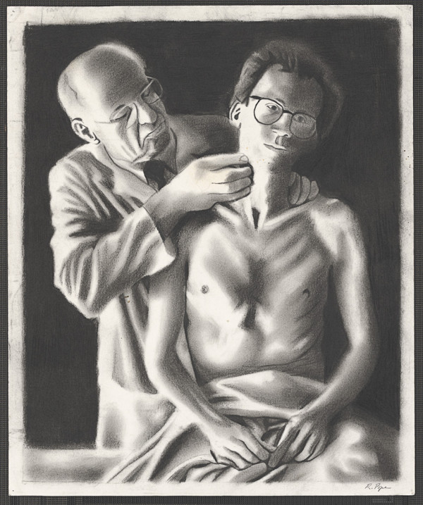 Self-portrait with Dr. Langley large