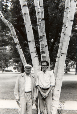 Robert with his father William