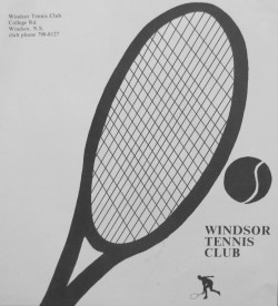 Windsor Tennis Club by Robert Pope