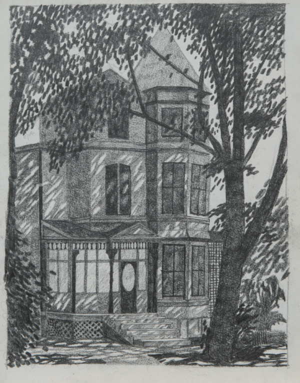 House, Bay Window, Tree large